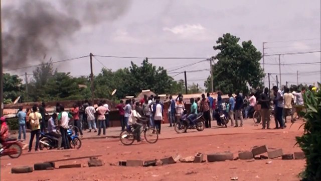 Caos em Burkina Faso depois de um golpe de Estado