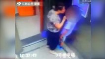 Moment female pensioner forces herself on boy and kisses him _ Daily Mail Online