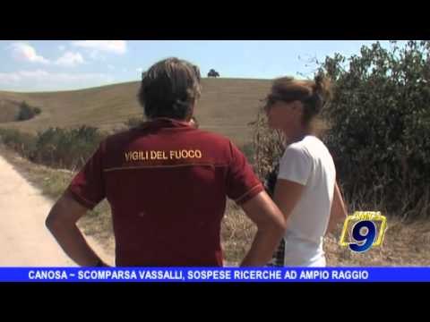 CANOSA | Scomparsa Vassalli, sospese le ricerche ad ampio raggio