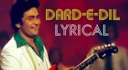 Dard-E-Dil Full Song With Lyrics | Karz | Mohammad Rafi Hit Songs