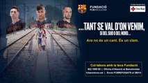 Fundació FC Barcelona - Campanya d'ajut als refugiats '...tant se val d'on venim...'