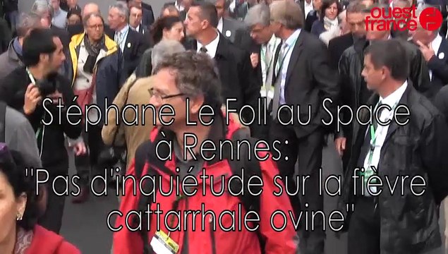 Au Space de Rennes, Stéphane Le Foll rassure sur la FCO et fait un bilan du Space
