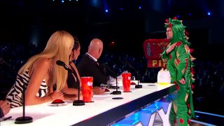 Piff The Magic Dragon Piff Uses a Piece of Toast for a Cool Trick America's Got Talent 2015