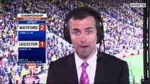 Watford Vs Leicester 3-1 [3-2] - Knockaert Missed Penalty & Deeney Goal Reaction - May 12 2013