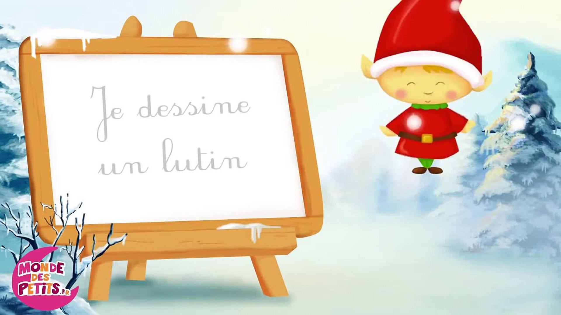 Comment Dessiner Un Lutin De Noel Video Dailymotion