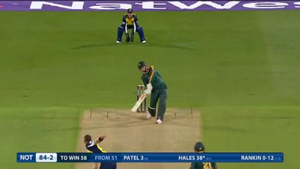 Alex Hales' Six successive Sixes