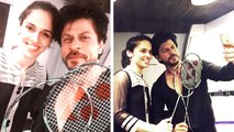 Shahrukh Khan Meets Saina Nehwal | 'Dilwale' Sets | #LehrenTurns29