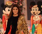 Sohai Ali Abro Walks The Ramp with Mickey Mouse at Pakistan Bridal Fashion Week 2015
