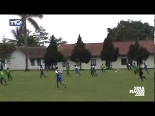Highlight Laga Ujicoba Persib vs Diklat Kabupaten Bandung
