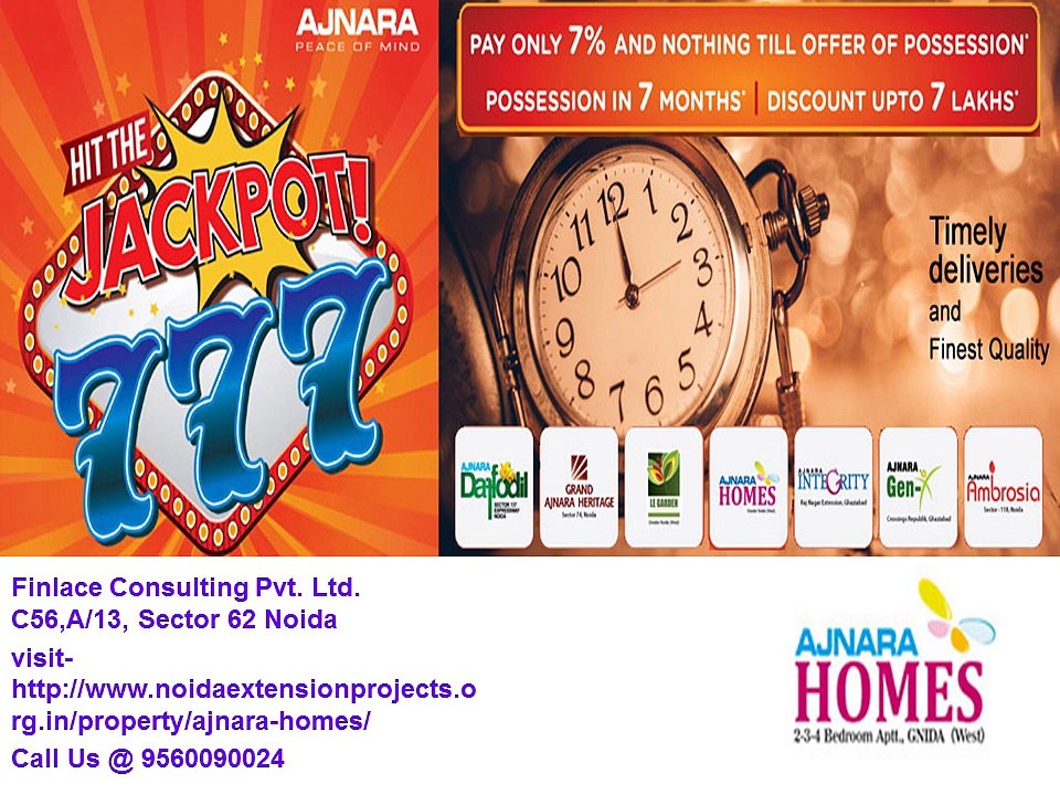 Ajnara Homes Greater Noida West Call@ 9560090024
