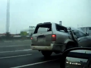 Car badly Broken but still driving