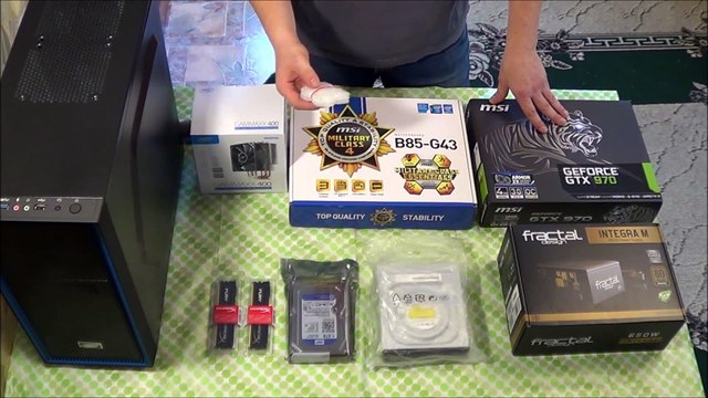 Видеокурс. Сборка игрового компьютера от А до Я. Часть 1 Обзор и проверка компонентов.