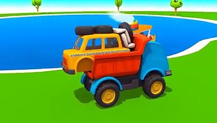 Léo le camion curieux - le Taxi _ Dessins animés en français (240p)