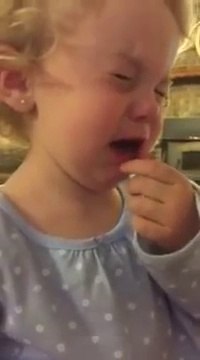 Baby girl cries learning she doesn't have a Boyfriend.. So cute!