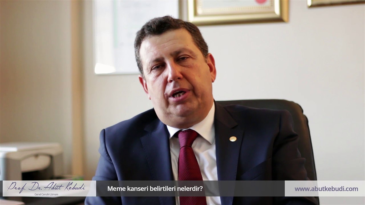 Meme kanseri belirtileri nelerdir? - Prof. Dr. Abut Kebudi