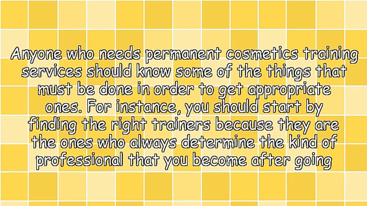 How To Notice Good Permanent Cosmetics Training Services