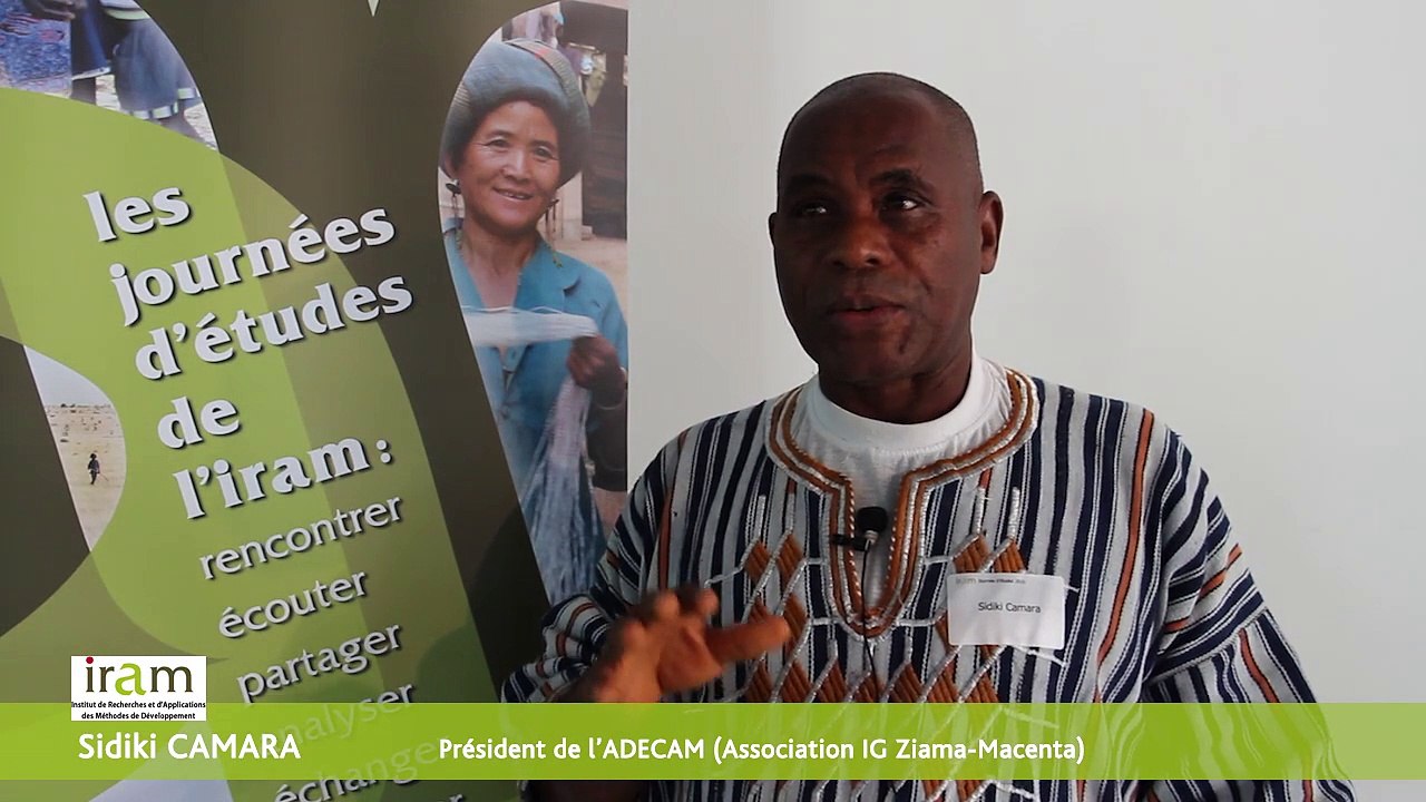 Journée d'Etudes IRAM 2015 - Interview de Sidiki Camara : Président de l'ADECAM  (partie 1)
