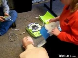 CPR and use an AED