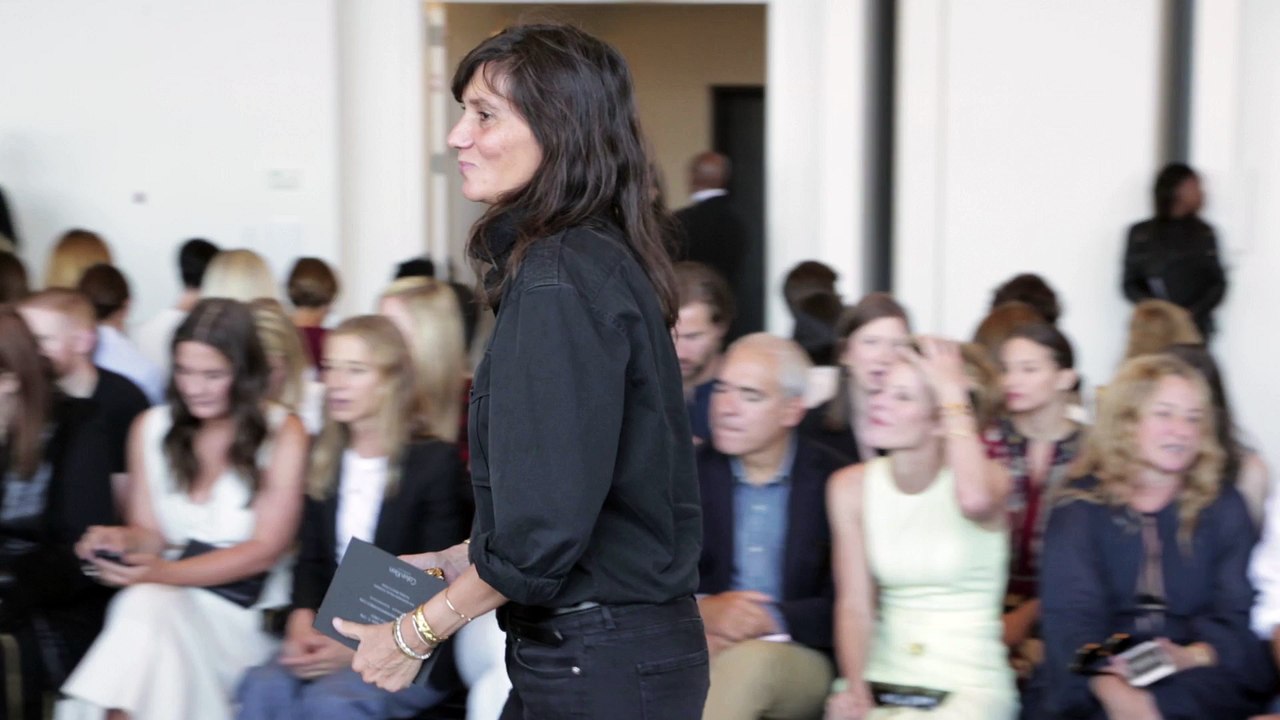 Interview backstage avec Francisco Costa chez Calvin Klein