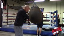 Caleb Truax working on Power for Fernando Guerrero