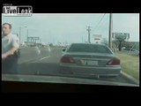 Police Cruiser Gets Rear Ended By Texting Driver