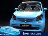 Smart Fortwo Cabrio en direct du salon de Francfort 2015