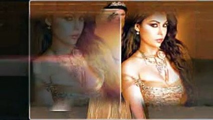 هيفاء وهبي بفستان ذهبي