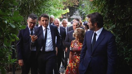 Matteo Renzi visita BLUMARINE