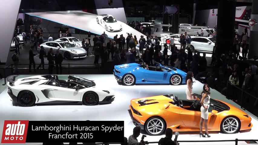 Lamborghini Huracan Spyder : le vent en poupe