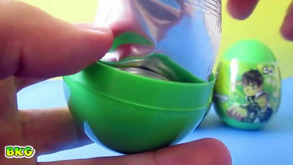 BEN 10 Surprise Eggs | Best Kid Games | Four Ben 10 Toys