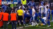 Player Being Knocked by Goalkeeper Almost Choked by Tongue