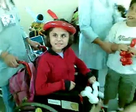 mission au LIBAN le clown Cassou animateur ABC hôpitaux humanitaire