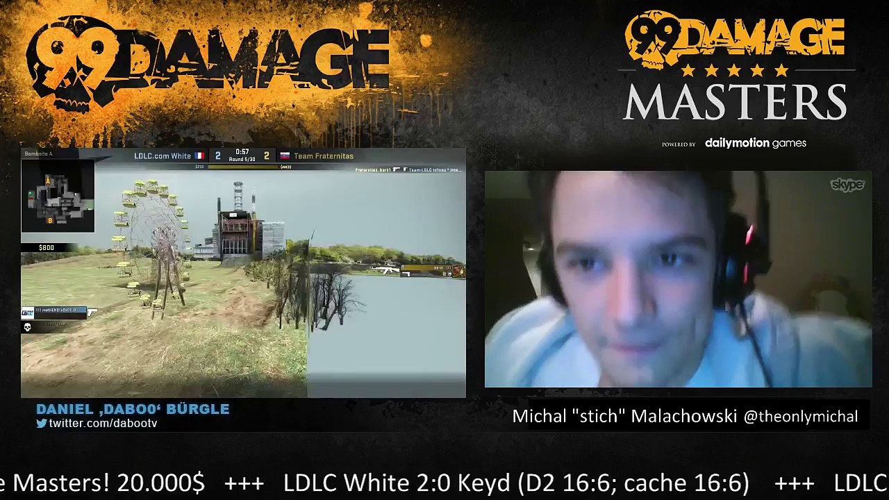 dabo0 - 99Damage Masters 20.000$: LDLC-White vs Keyd Stars + the winner vs Fraternitas ~@20:30CEST (REPLAY) (2015-09-18 18:37:51 - 2015-09-18 23:37:07)