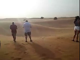 Windy Weather in Desert Safari Dubai