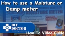 How to use a damp or moisture meter to detect damp in your walls