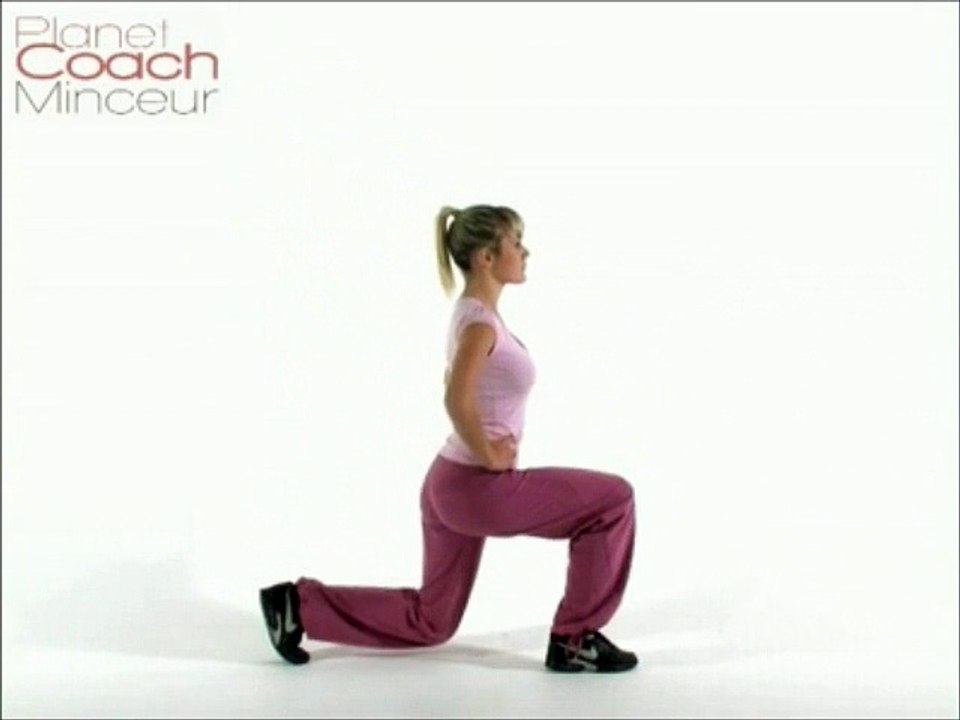 Programme Gym Planet Régime : Cuisses et fesses, la "fente avant"