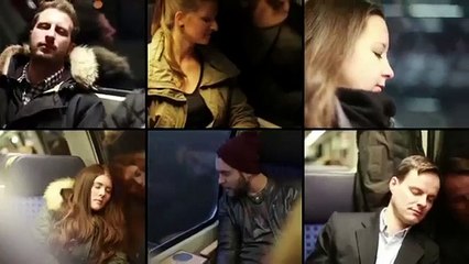 Une publicité s'immisce dans le cerveau des voyageurs qui s'endorment dans le train
