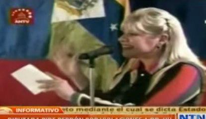 Diputada venezolana pide perdón a colombianos a los que se les haya violado DDHH
