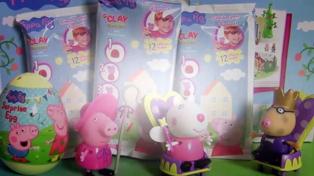 Peppa Pig Storytime Tea Party Playset Once Upon a Time Fairy Tale Surprise Play Doh Juego de Té
