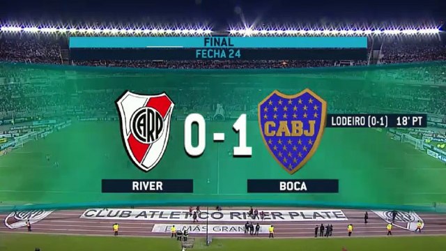 River Plate 0 Boca Juniors 1 Campeonato 2015