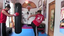 Martial Arts Heavy Bag Training