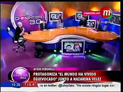 Atilio Veronelli protagoniza junto a Nazarena Vélez El mundo ha vivido equivocado