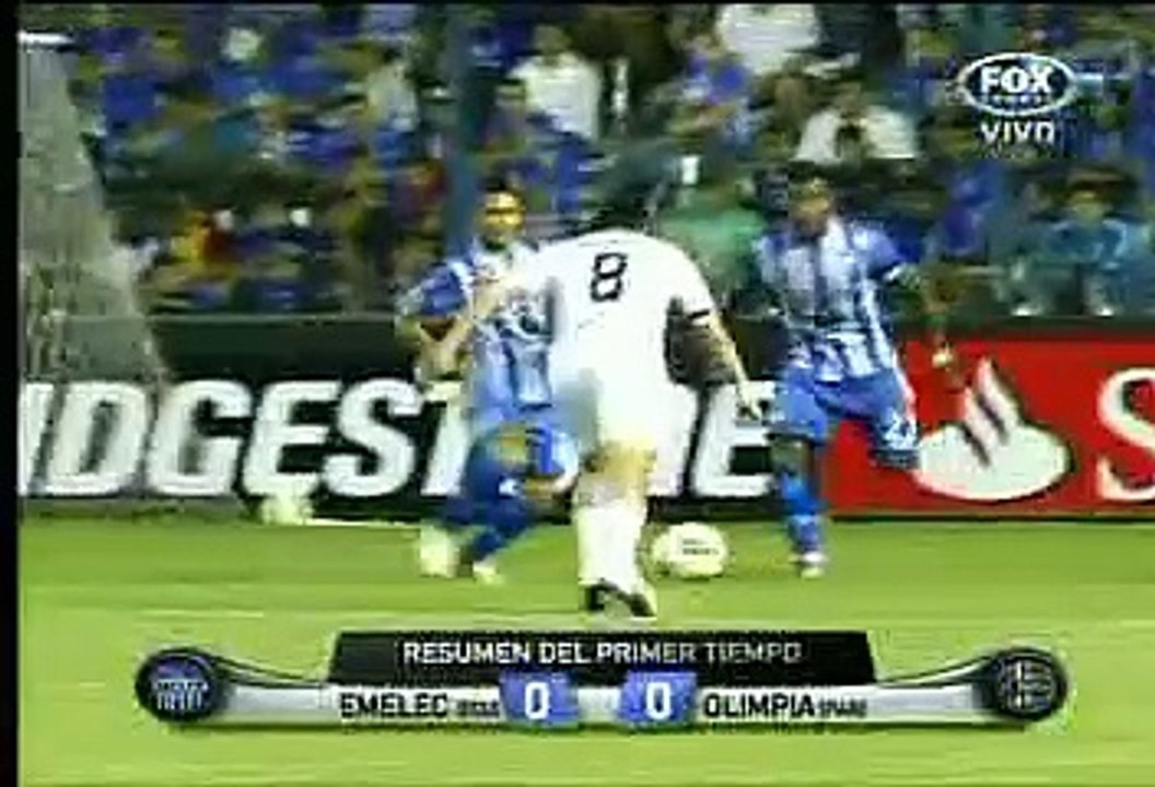 Emelec (Ecu) 0 - Olimpia (Par) 0 - Agr 1x0 - Copa Sudamericana 2012
