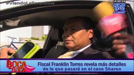 Fiscal Franklin Torres revela más detalles de lo que pasará en el caso Sharon