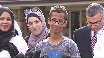 Ahmed Mohamed talks about being arrested at Irving school over clock