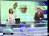 En julio, el Papa Francisco inició su gira por Latinoamérica