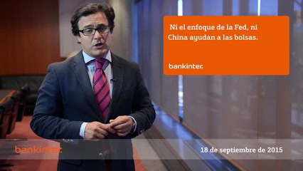 ¿Qué pasará la próxima semana en los mercados (21-25 de septiembre)? por Bankinter