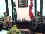 Footage of Chief Of Army Staff and Chief of Air Staff Peshawar visit