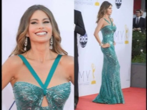 Sofia Vergara Wardrobe Malfunction At Emmy Awards