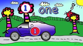 Count the Cars | Count 1-10 | Numbers | McQueen | Counting | Car Counting | Kids Learn to Count | Kid's Voice | Musical